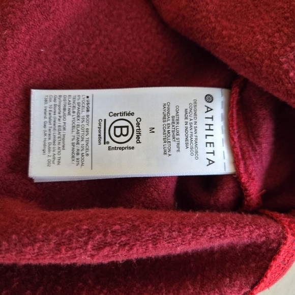Athleta Red Crewneck Sweater - Picture 7 of 11